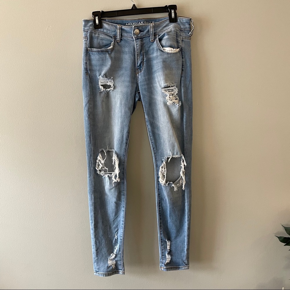 American Eagle AE ripped skinny jeans / jegging
